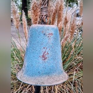 Authentic Antique Large Bell - Slightly Painted, HTF! WONERFUL Unique Piece